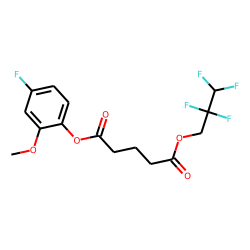 Glutaric acid, 2,2,3,3-tetrafluoropropyl 4-fluoro-2-methoxyphenyl ester