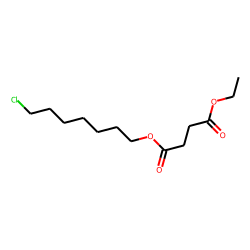 Succinic acid, 7-chloroheptyl ethyl ester