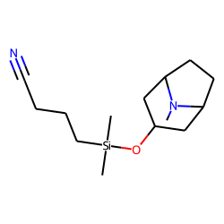 Tropine, (3-cyanopropyl)dimethylsilyl ether