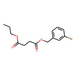 Succinic acid, 3-bromobenzyl propyl ester