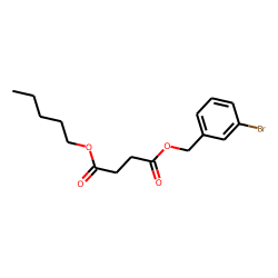 Succinic acid, 3-bromobenzyl pentyl ester
