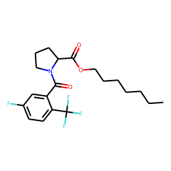 L-Proline, N-(5-fluoro-2-trifluoromethylbenzoyl)-, heptyl ester