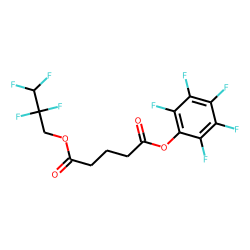 Glutaric acid, 2,2,3,3-tetrafluoropropyl pentafluorophenyl ester