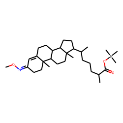 3-oxo-4-cholestenoate, O-methyloxime-TMS (1)