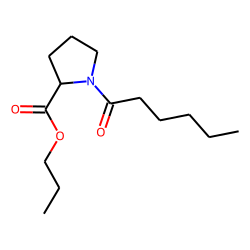 L-Proline, N-(hexanoyl)-, propyl ester