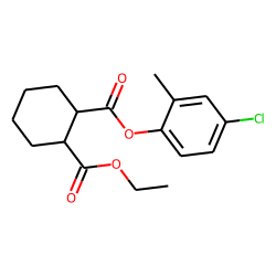 1,2-Cyclohexanedicarboxylic acid, 4-chloro-2-methylphenyl ethyl ester