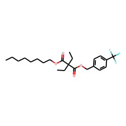 Diethylmalonic acid, octyl 4-trifluoromethylbenzyl ester