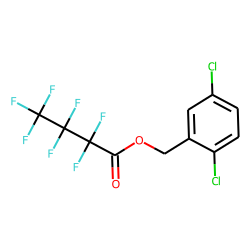 2,5-Dichlorobenzyl alcohol, heptafluorobutyrate