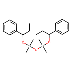 Silane, dimethyl(dimethyl(1-phenylpropoxy)silyloxy)(1-phenylpropoxy)-