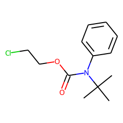 Carbanilic acid, n-tert-butyl-, beta-chloroethyl ester