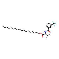 L-Valine, N-(3-trifluoromethylbenzoyl)-, octadecyl ester