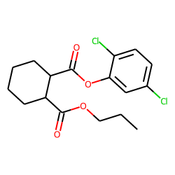1,2-Cyclohexanedicarboxylic acid, 2,5-dichlorophenyl propyl ester