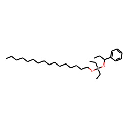 Silane, diethylhexadecyloxy(1-phenylpropoxy)-