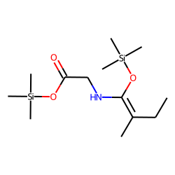 2-Methylbutyryl glycine, TMS # 2
