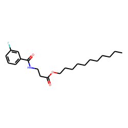 «beta»-Alanine, N-(3-fluorobenzoyl)-, undecyl ester