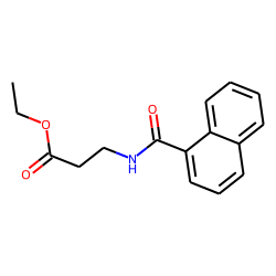 «beta»-Alanine, N-(1-naphthoyl)-, ethyl ester