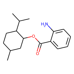 Cyclohexanol, 5-methyl-2-(1-methylethyl)-, 2-aminobenzoate