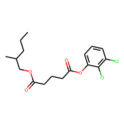 Glutaric acid, 2,3-dichlorophenyl 2-methylpentyl ester