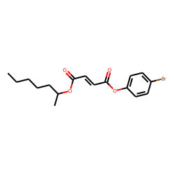 Fumaric acid, 4-bromophenyl hept-2-yl ester