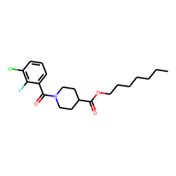 Isonipecotic acid, N-(2-fluoro-3-chlorobenzoyl)-, heptyl ester