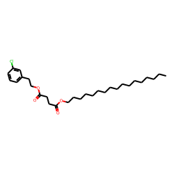 Succinic acid, 3-chlorophenethyl heptadecyl ester
