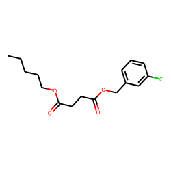 Succinic acid, 3-chlorobenzyl pentyl ester