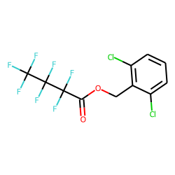 2,6-Dichlorobenzyl alcohol, heptafluorobutyrate