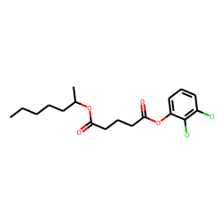 Glutaric acid, hept-2-yl 2,3-dichlorophenyl ester