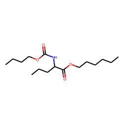 l-Norvaline, n-butoxycarbonyl-, hexyl ester