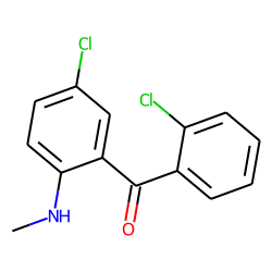 Methanone, [5-chloro-2-(methylamino)phenyl](2-chlorophenyl)-