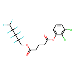 Glutaric acid, 2,2,3,3,4,4,5,5-octafluoropentyl 2,3-dichlorophenyl ester