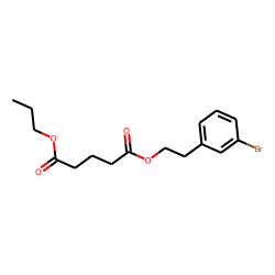 Glutaric acid, 2-(3-bromophenyl)ethyl propyl ester
