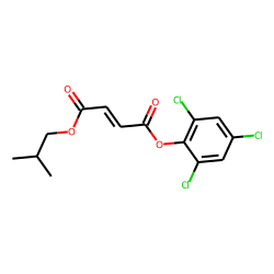 Fumaric acid, isobutyl 2,4,6-trichlorophenyl ester