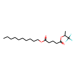 Glutaric acid, 1,1,1-trifluoroprop-2-yl decyl ester
