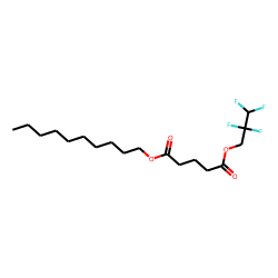 Glutaric acid, 2,2,3,3-tetrafluoropropyl decyl ester