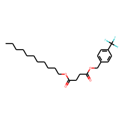 Succinic acid, 4-trifluoromethylbenzyl undecyl ester