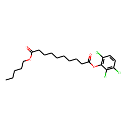 Sebacic acid, pentyl 2,3,6-trichlorophenyl ester