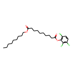 Sebacic acid, nonyl 2,3,6-trichlorophenyl ester