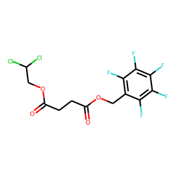 Succinic acid, 2,2-dichloroethyl pentafluorobenzyl ester