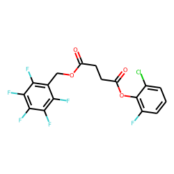 Succinic acid, 2-chloro-6-fluorophenyl pentafluorobenzyl ester