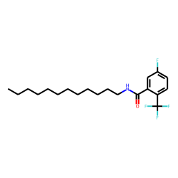 Benzamide, 2-trifluoromethyl-5-fluoro-N-dodecyl-