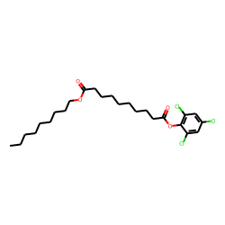 Sebacic acid, nonyl 2,4,6-trichlorophenyl ester