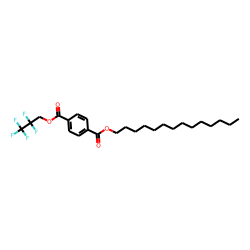 Terephthalic acid, 2,2,3,3,3-pentafluoropropyl tetradecyl ester