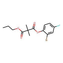 Dimethylmalonic acid, 2-bromo-4-fluorophenyl propyl ester