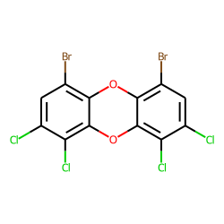 4,6-dibromo-1,2,8,9-tetrachloro-dibenzo-p-dioxin