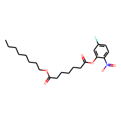Pimelic acid, 2-nitro-5-fluorophenyl octyl ester