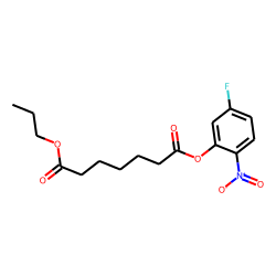 Pimelic acid, 2-nitro-5-fluorophenyl propyl ester