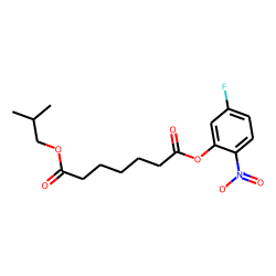 Pimelic acid, isobutyl 2-nitro-5-fluorophenyl ester