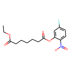 Pimelic acid, ethyl 2-nitro-5-fluorophenyl ester