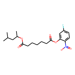 Pimelic acid, 4-methyl-2-pentyl 2-nitro-5-fluorophenyl ester